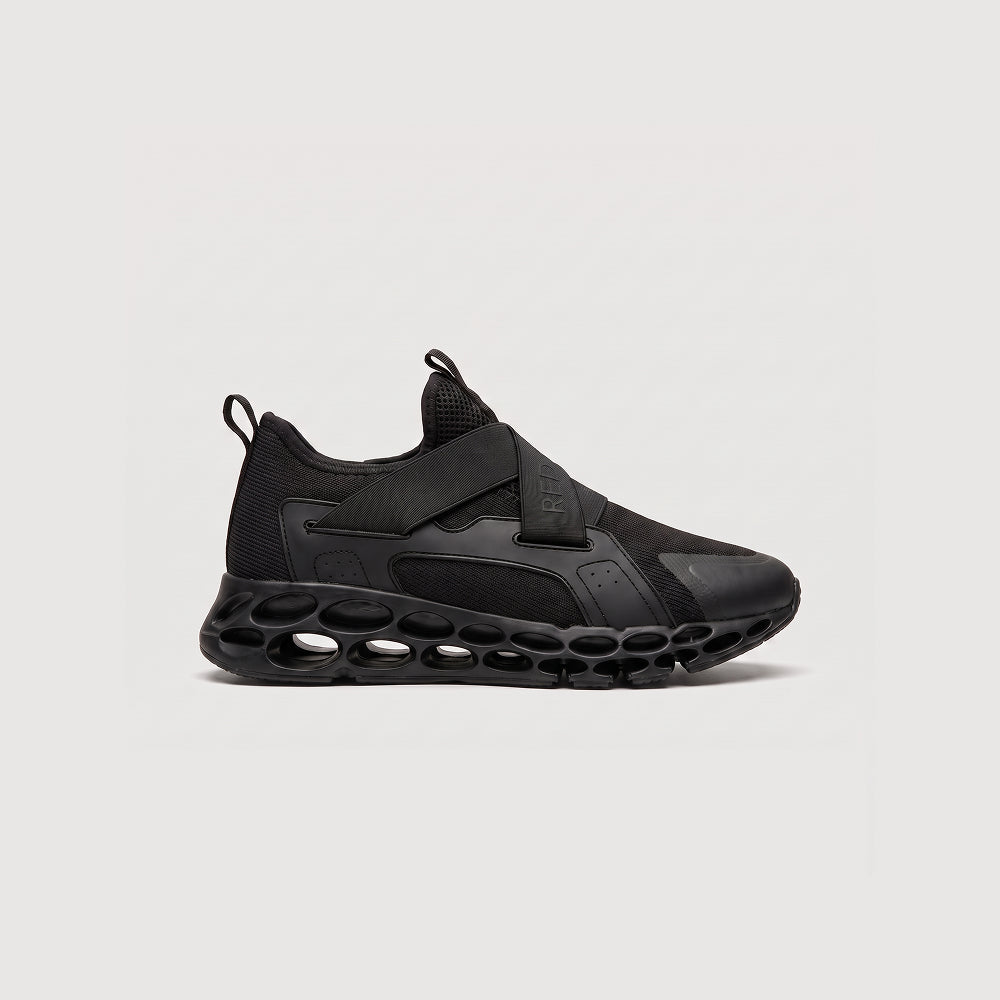 Black Velcro Running Shoe