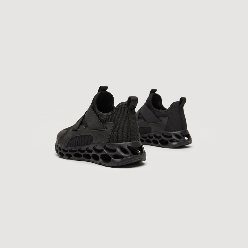 Black Velcro Running Shoe