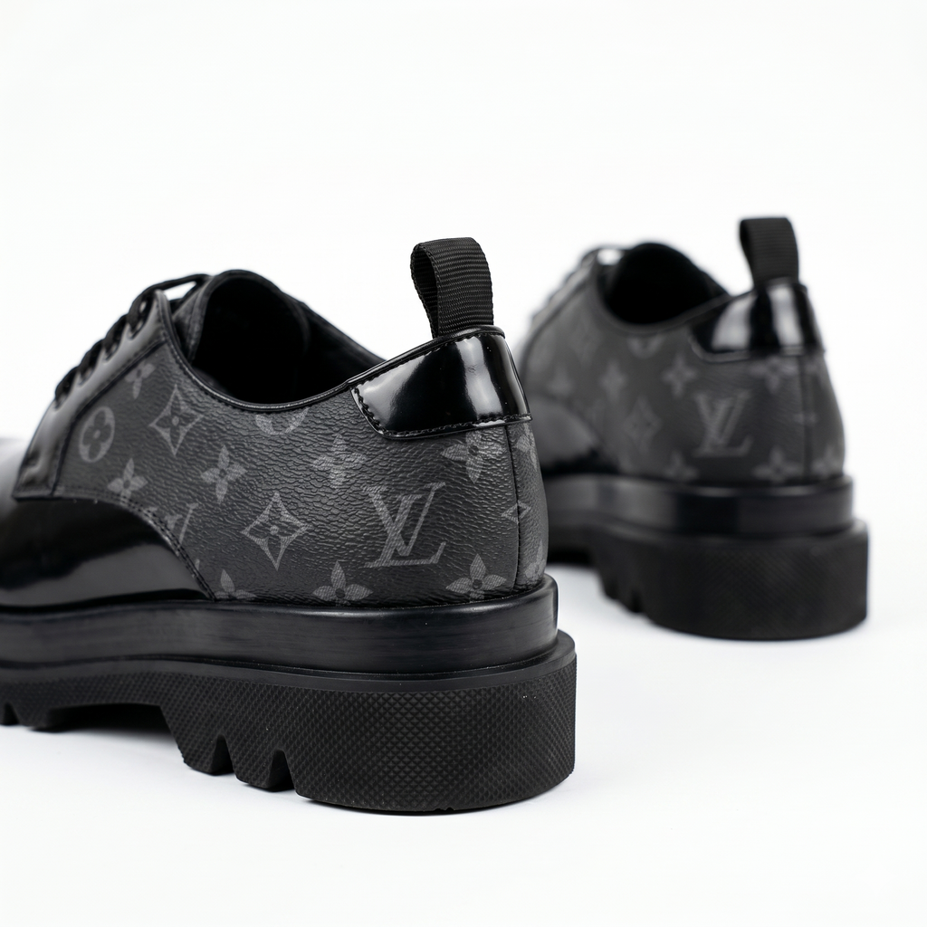 LV Chunky Vernier Lace Up Shoes