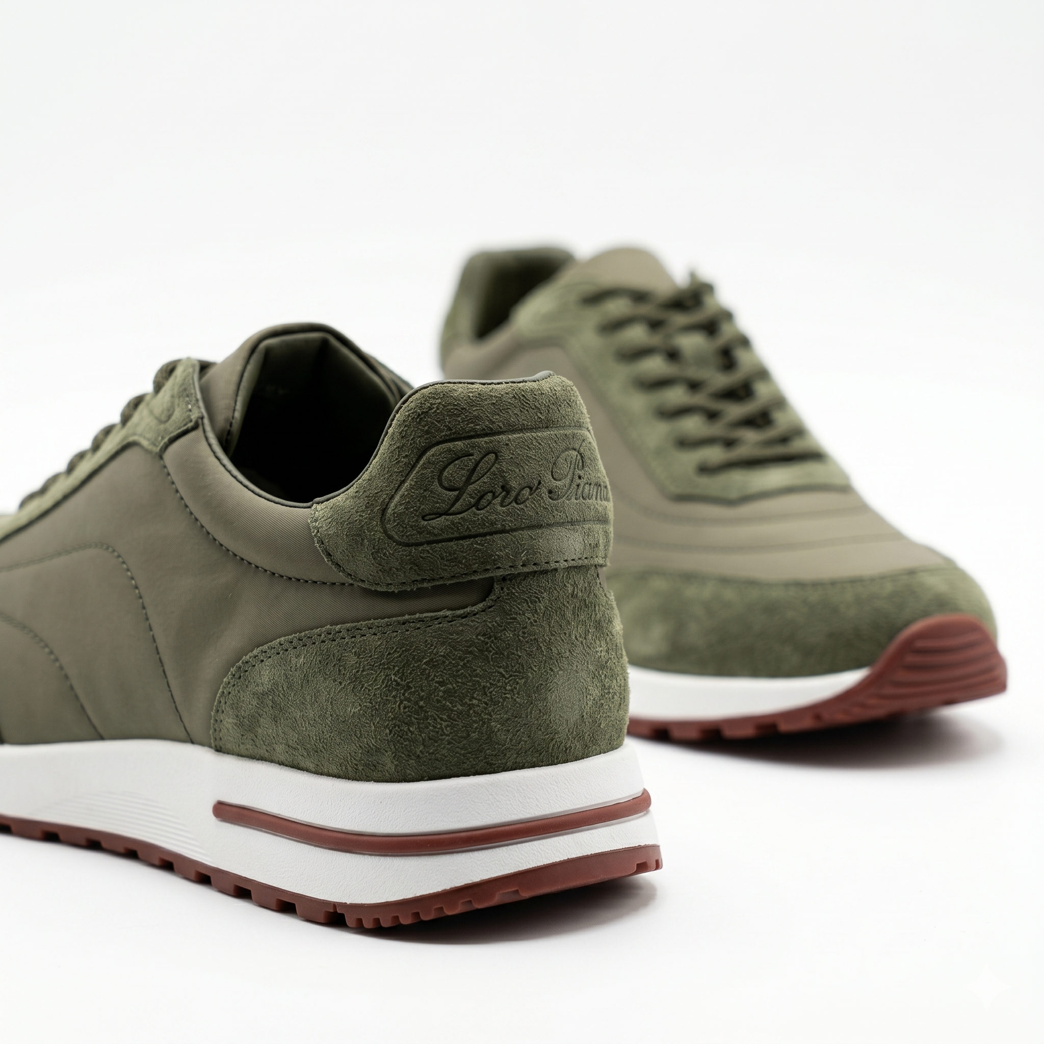 Loro Piana Weekend Walk Sneaker - Khaki