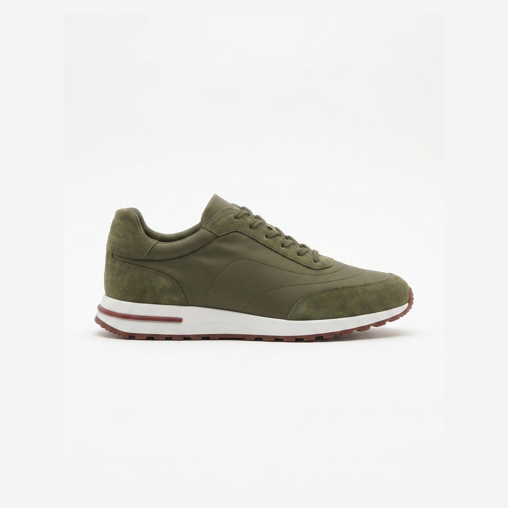 Loro Piana Weekend Walk Sneaker - Khaki