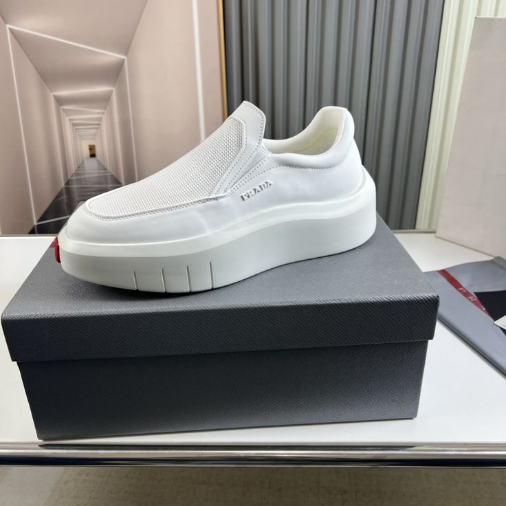 Prada Slip-on White Shoe