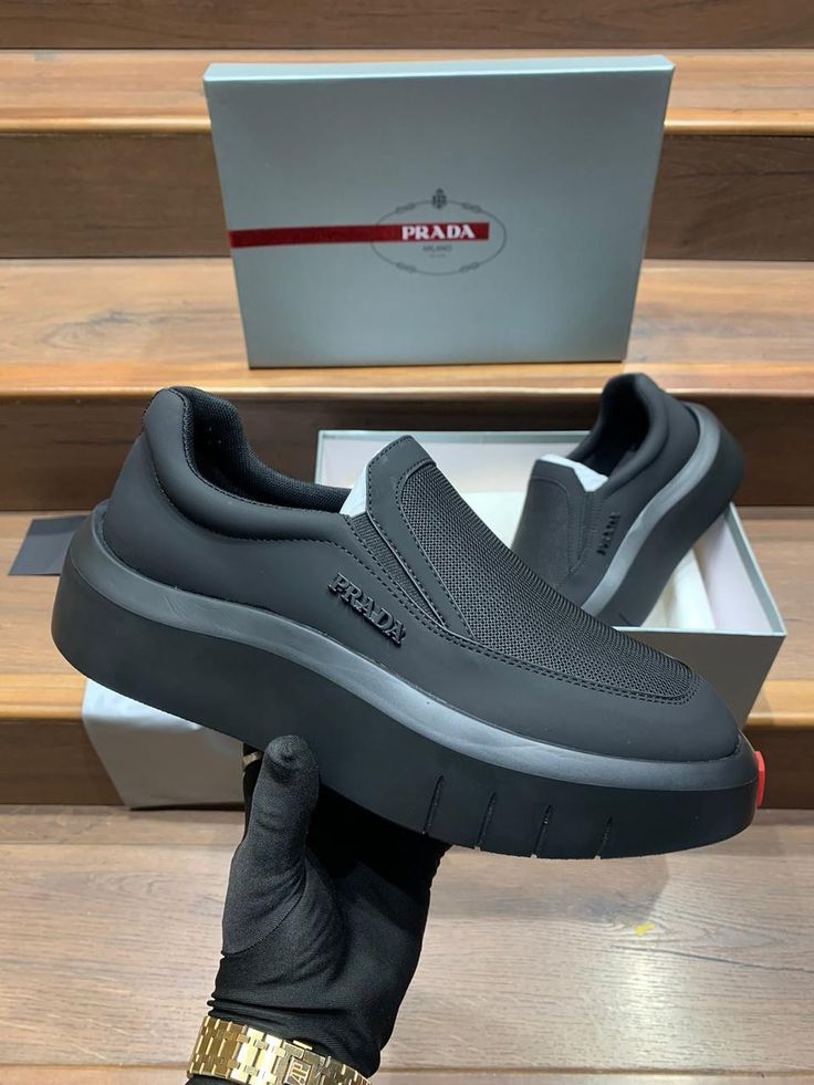 Prada Slip-on Black Shoe