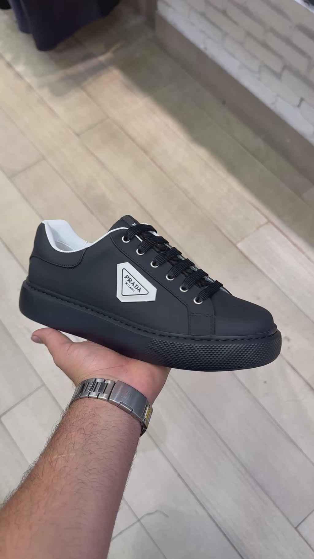 Prada Downtown Black Sneaker