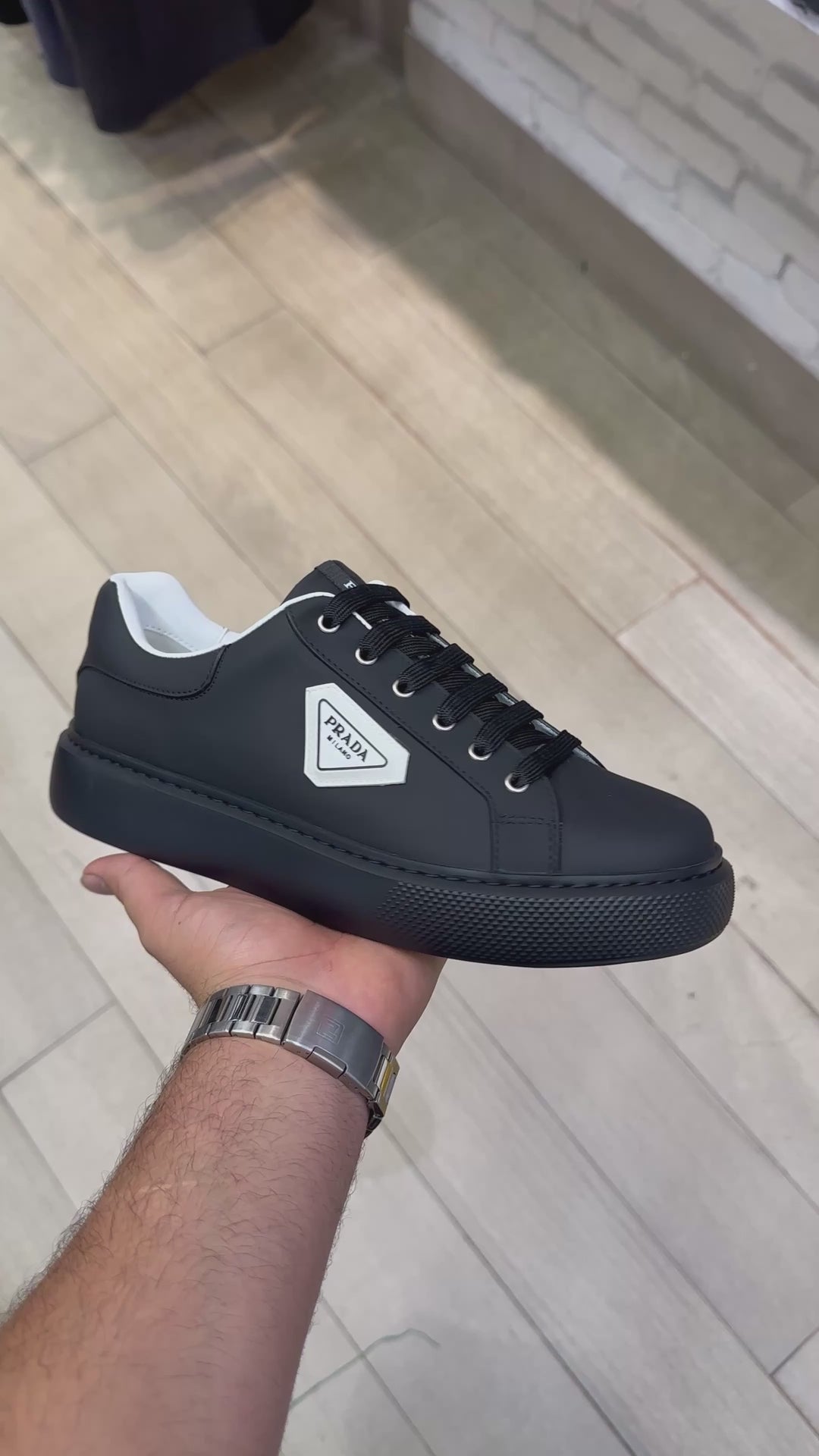 Prada Downtown Black Sneaker