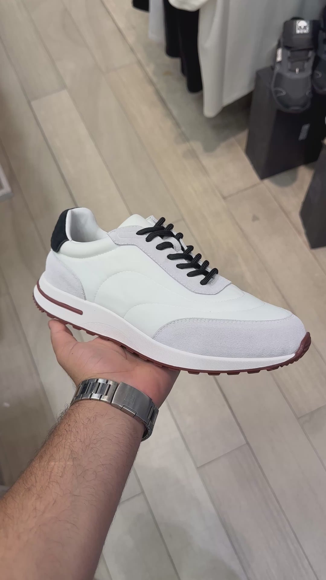 Loro Piana Weekend Walk Sneaker - White