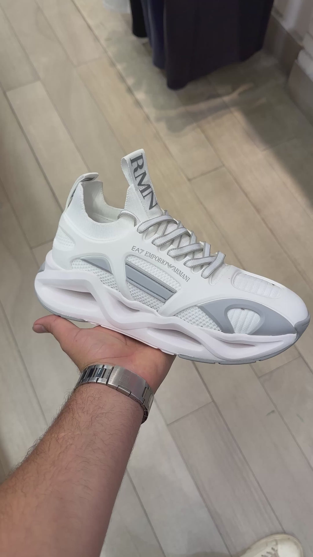 EA7 Emporio Armani Infinity Cage "White" Sneaker