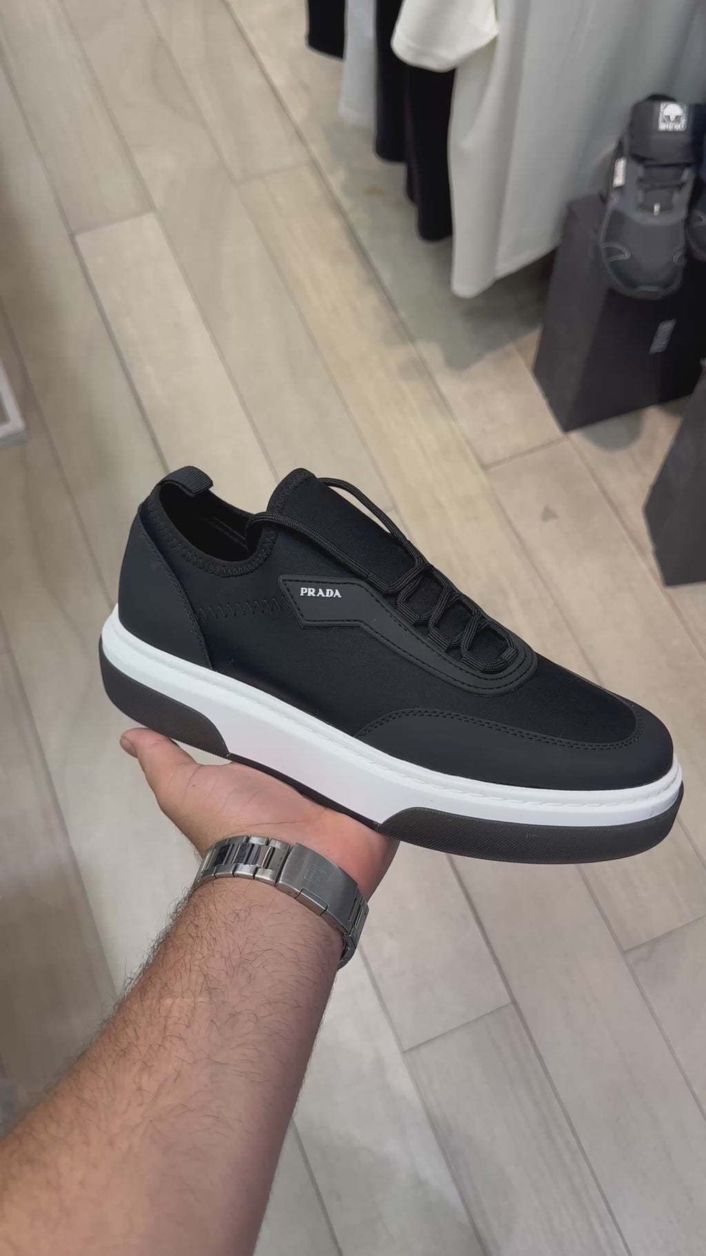 Prada Slip-on Neo Sneaker - Black