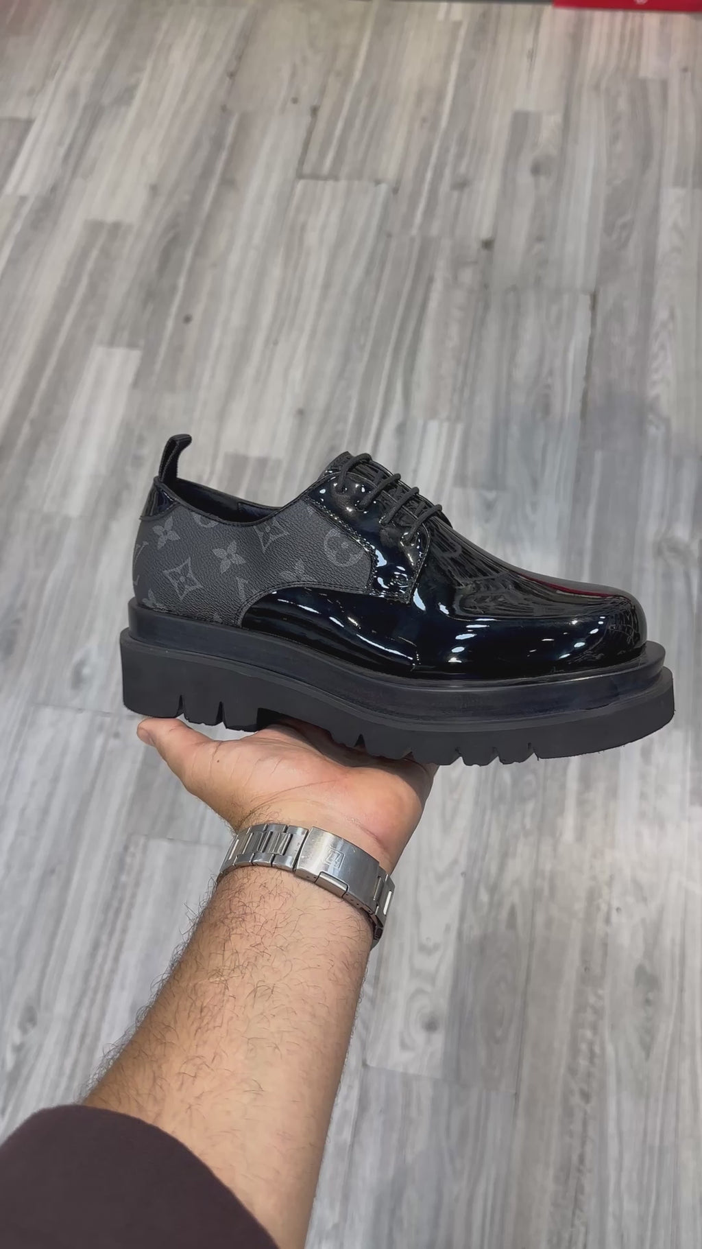 LV Chunky Vernier Lace Up Shoes